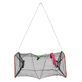 Maxbell Maxbell Portable Fishing Trap Nylon Net Crab Prawn Shrimp Crayfish Lobster Fishing Tackle Pot Network Fish Cage