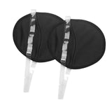 Maxbell 2x Underarm Pad Non Visible Comfortable with Shoulder Strap Armpit Sweat Pad Black