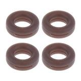 Maxbell Maxbell 2 Pairs Anti Slip Silicone Ear Hooks Holder for Glasses Coffee