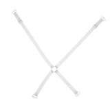 Maxbell Maxbell Women Girl Fashion Sexy Underwear Cross Back Bra Shoulder Strap White