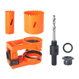 Maxbell Wood Door Lock Hole Saws and Arbor Set Versatile Simple Assembly Accessories Style B