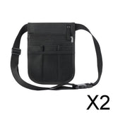 Maxbell 2xNurse Organizer Belt Adjustable Extra Pocket Shoulder Bag Multi-Compartment