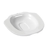 Maxbell Sitz Bath Basin for Toilet Toilet Tub Anti Overflow Wide Seat Reusable Bidet White