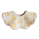 Maxbell Muslin Bandana Drool Bibs Handmade Drool Burp Bibs for Infant Birthday Gifts Cherry