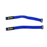 Maxbell Maxbell 2x Bicycle Handlebar Head Light Strap Bike Phone Pump Fixing Band 35cm Blue