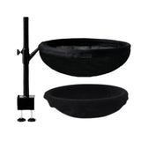 Maxbell Cat Bed for Desk Modern with 2 Washable Mat for Furniture Living Room Indoor black