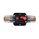 Maxbell 60A In-Line DC Circuit Breaker Manual Reset Stereo/Audio/Car/RV Fuse Holder - Aladdin Shoppers
