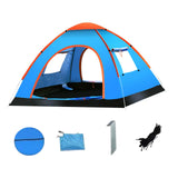 Maxbell Automatic Instant Tent Shelter Camping Tent for Backpacking Beach Trekking Three Window Blue