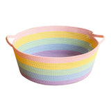 Maxbell Cotton Rope Woven Cat Bed Basket Pet Sleeping Bed for Rest Indoor Cats Puppy S