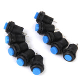 Maxbell 20pcs Blue + Black On/Off Latching Push Button Switch Locking Dash for Car Boat