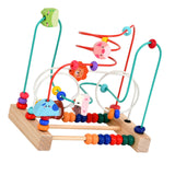 Maxbell Bead Maze Toy Math Birthday Gift Spatial Reasoning for Kids Beads Roller Toy