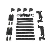Maxbell 1:12 Scale RC Car Metal Upgrade Kits Suit Shock Mount for MN78 Buggies Truck Black