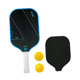 Maxbell Carbon Fiber Pickleball Paddle Racquet for Outdoor Sports Men Women Exercise Blue