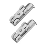 Maxbell 2Pcs Sliding Door Rollers Track Pulley Cupboards Window Ball Bearing Wheels