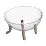 Maxbell Capsule Cat Bed Furniture Pet Accessories Ornament Acrylic Dome Sleeping Bed Gray