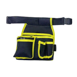 Maxbell Gardening Tool Waist Bag Belt Waterproof Practical Tool Belt Pouch Carpenter yellow edge