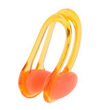 Maxbell Maxbell Men Women Soft Silicone Swim Swimming Nose Clip with Storage Case Orange