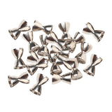 Maxbell 20x Fly Tying Eyes Weightless Lure Accessories Fish Eyes Fly Tying Materials 3.9mmx6.3mm
