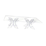 Maxbell Cupcake Display Stand Display Board Acrylic for Gathering Christmas Birthday 30x25cm