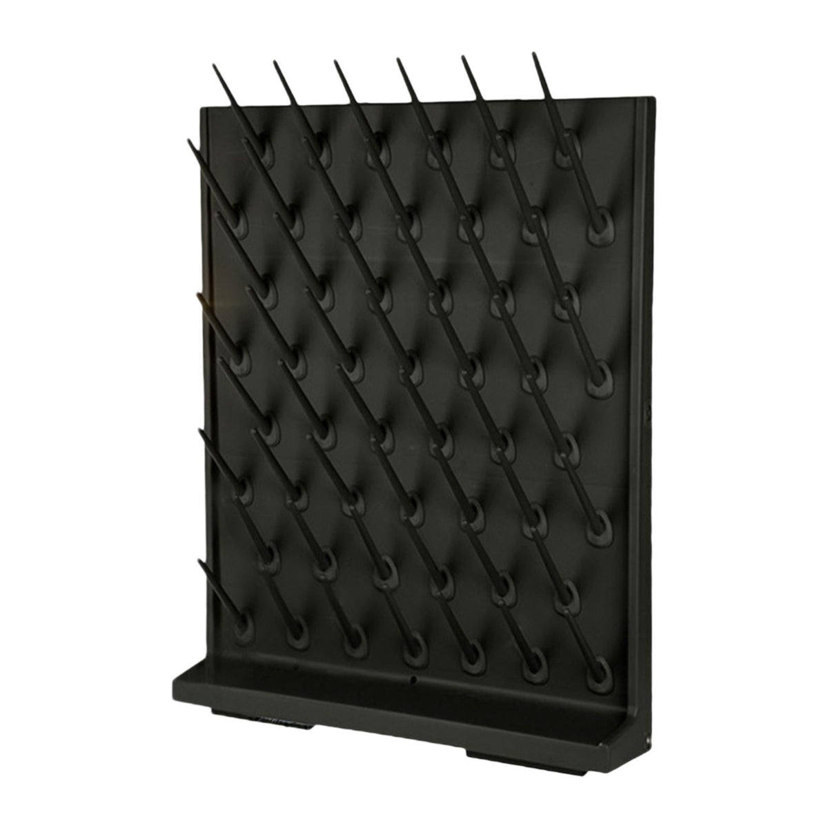 Maxbell Lab Drying Rack Fast Drainage Glassware Drying Rack for Lab Glassware Black