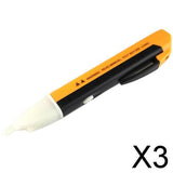 Maxbell 3xNon-Contact 90V to 1000V LED Light Electric Voltage Detector Tester Test Pen