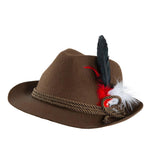 Maxbell Fedora Hat for Men Headwear Dress Decor Jazz Hat for Cocktail Party Dress up