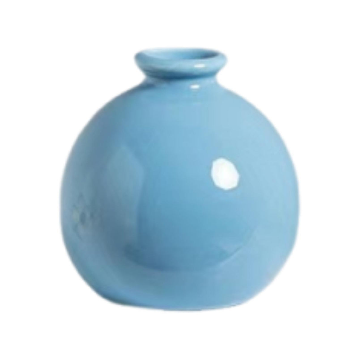 Maxbell Plant Pot Home Table Centerpiece Desktop Small Bookshelf Ceramic Flower Vase Blue