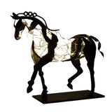 Maxbell Maxbell Handmade Horse Sculpture Artwork Decoration Figure Gift with light