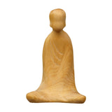 Maxbell Wooden Carving Statue Tea Ceremony Boxwood Art Decoration for Car Desk Decor