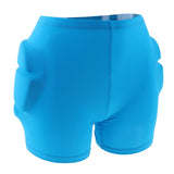 Maxbell Maxbell 3D Protection Hip EVA Paded Short Pants Protective Gear Guard Blue   XL