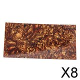 Maxbell 8xTiger Stripes Celluloid Guitar Head Veneer Shell Sheet