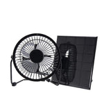 Maxbell Solar Pannel Charger 5.2W with 8'' USB Port Cooling Fan for Car Camp Travel