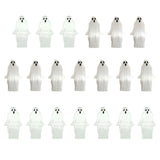 Maxbell 20 Pieces Halloween Miniature Ghost Decor for Windowsill Accessories Desktop