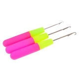 Maxbell 6pcs Crochet Latch Hook Lock Needles for Hair/ Micro Braid Needle Dread Lock
