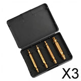 Maxbell 3xDamaged Screw Extractor Drill Bit Set  Damaged Bolt Remover 3105C 4pcs