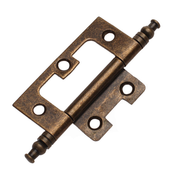 Maxbell 10x Antique Bronze Flush Hinge with Finial