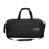 Maxbell Water Resistant Sports Holdall Stylish Overnight Bag for Sports Swimming Gym Black
