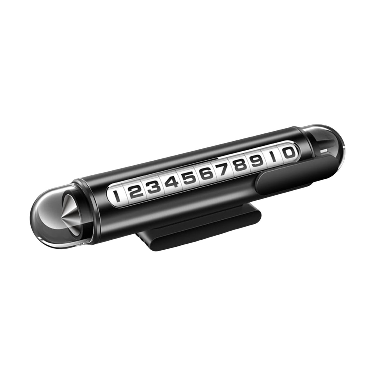 Maxbell Temporary Parking Number Plate Car Phone Number Plate for Buses Parking black