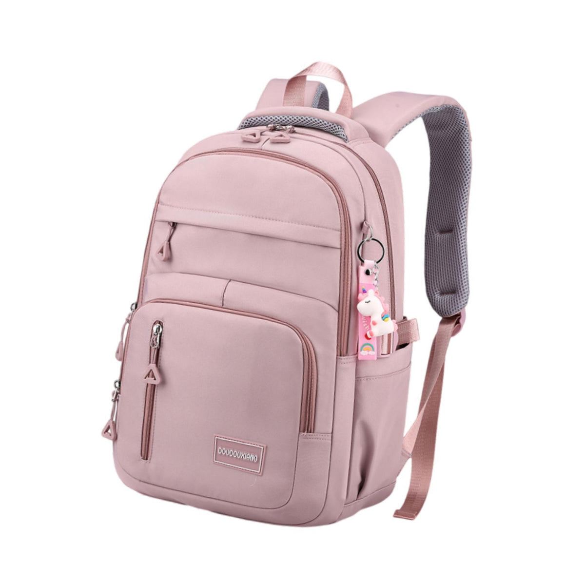 Maxbell Children Backpack Fashion Cute with Zipper Closure Adjustable Shoulder Strap Pink