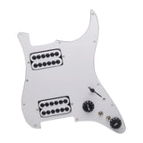 Maxbell Guitar Pickguard Professional Practical Switch Control Scratchplate Accessory white