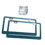 Maxbell License Plate Frame for Women Decorative Sturdy Stainless Steel