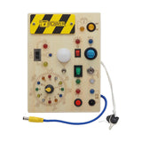 Maxbell Activity Busy Board Wooden Toy for 1 2 3 4 Year Old Kids Children Boys Girls