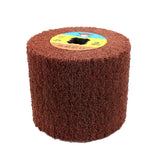 Maxbell 2 pc Non-woven Abrasive Flap Wire Drawing Polishing Burnishing Wheel