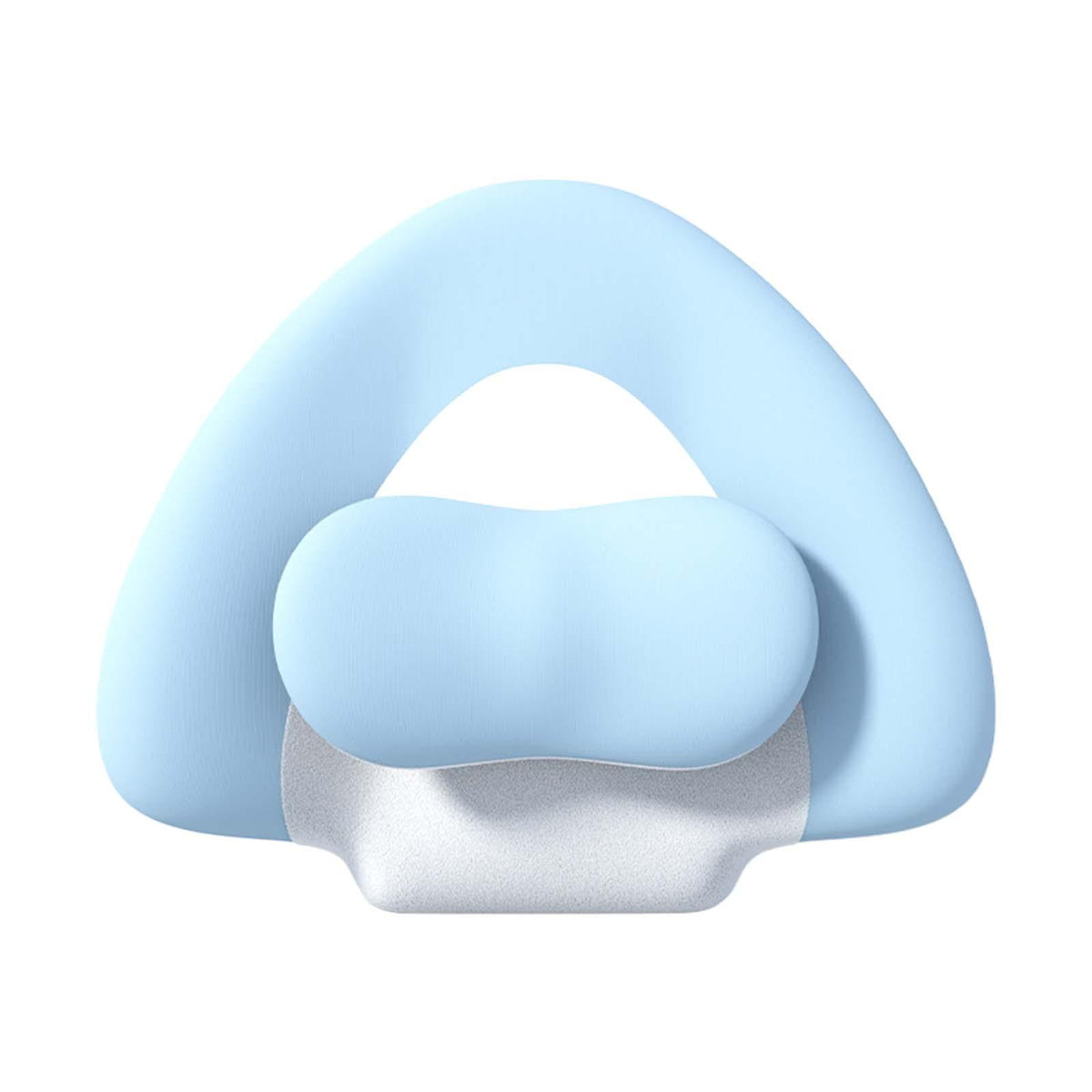 Maxbell Spine-Supporting Back Support Cushion Simple Leg Pillow for Backrest Beds Office Chair blue