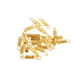 Maxbell Maxbell Jewelry Necklace Bracelet Swivel Screw Clasp Craft Finding 14mm*3mm Gold