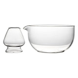 Maxbell Spout Matcha Bowl Set Matcha Ceremony Starter Matcha Bowl Glass Bowl Tea Set Style D