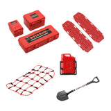 Maxbell RC Car Roof Decoration Accessory RC Vehicle Part for 1/10 SCX10 DIY Modified red