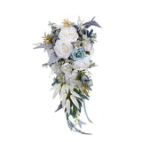 Wedding Bouquet Boho Tossing Cascading Bouquet for Confession Party Ceremony