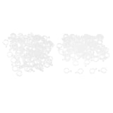 Maxbell 200pcs Elastic Rubber Carp Pellet Bait Bands for Carp Coarse Fishing Tackle