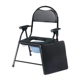 Maxbell Commode Chair Nonslip with Backrest Multipurpose for Disabled Adults Elderly Type B